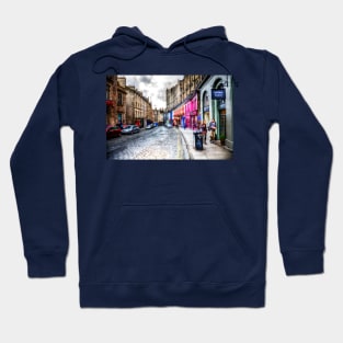 Grassmarket Edinburgh, Scotland, Top Of The Hill Hoodie